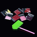 DIY Diamond Pink Wolfs Painting Cross Stitch Needlework Crafts Decoration