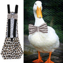 2pcs Leopard Print Goose Chicken Duck Poultry Reusable Soft Fabric Diaper