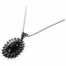 Women Crystal Oval Charm Pendant Chunky Statement Long Chain Bib Necklace G