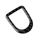 Carbon Fiber Door Lock Pin Knob Frame Cover Trim Stickers for Ford Mustang 09-13