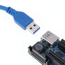 PCI-E Power Adapter Cable PCI-E Express 1X to Dual 4x Extension Cable NEW