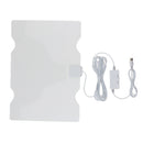 Indoor Digital HDTV TV Antenna Aerial Amplified 80Miles Range