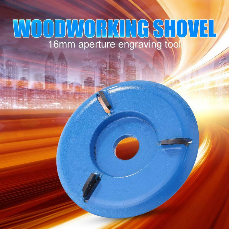 3 Teeth Plane Wood Carving Disc Polishing Grinding Tool Milling Cutter SN9F