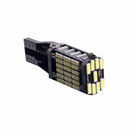 2 x T15 W16W 45 SMD 4014 Error Free LED Car Reverse Back 6000K White Bulbs Set