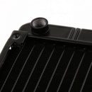 10 Pipe Aluminum Heat Exchanger Radiator for PC CPU CO2 120mm Black Screw Type