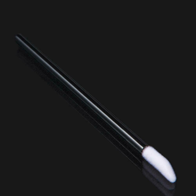 50pcs Disposable Lip Brush Lipstick Gloss Wands Lipbrush Makeup Tool Black