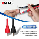 2pcs 20A Thin Tip Needle Multimeter Multi Meter Tester Lead Probe Cable Kit A