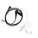 3.5mm Covert Acoustic Tube Earpieces Headset for Two Way Radio Speaker