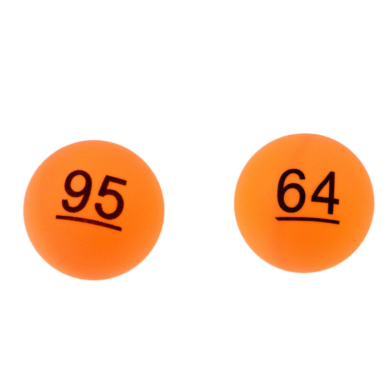 100Pcs Numbered Beer Pong Balls 40mm Raffle Balls (No. 1-100 )