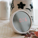 New Multi Function Electronic Alarm Clock Mini Desktop Clock Mirror Surface