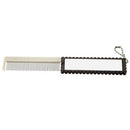 Chocolate Color Offwhite Plastic Hairdressing Travel Folding Comb with