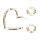 Fashion 3pcs/Set Heart Drop Dangle Earrings Statement Ear Studs Ear Clip Jewel%!