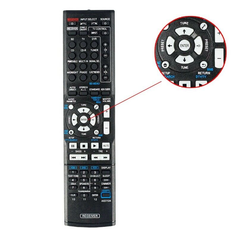Axd7534 New Remote Control For Pioneer Av Receiver Home Theater Axd7534 Vsx M9G2