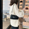 Retro Handbag Women Crocodile Leather Tote Office Lady Shoulder Bag (Black)