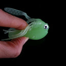 5pcs 8g/10cm Soft Squid Luminous Fishing Lures Saltwater Octopus Skirt Bait