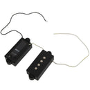 1set 4 String Noiseless Pickup Black for Precision P Bass Replacement