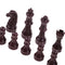 16pcs Plastic Chess Pieces - Pieces Only - No Board - 63mm King Brown