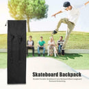 Outdoor Portable Skateboard Carry Bag Black Longboard Backpack Drawstring