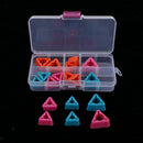 18Pcs Knitting Needles Point Stoppers Plastic  Tip Cover Knitting Tool