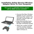 Black USB Receiver Home Wireless Adapter PC Laptop Game Controller  One