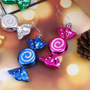 6pcs/bag Candy Shape Ornament Colorful Mini Gift Box Christmas Tree Pend kiA.3C