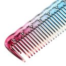 6pcs/set Rainbow Comb Hairdressing Salon Plastic Comb Hair Cutting Styling T Gw