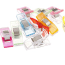 10pc Tape Bias Maker DIY Job Foot Case Supplies Plastic Clip Hemming Sewing  Pg