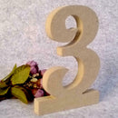 10pcs Rustic 1-10 Wood Table Numbers Tag Wedding Party Seats Numberic Signs