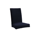 Removable Stretch Slipcovers Dining Stretch Spandex Chair Seat Cover - Black