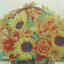 5D Diamond Painting Cross Stitch Basket Sunflower Embroidery home decor LJ