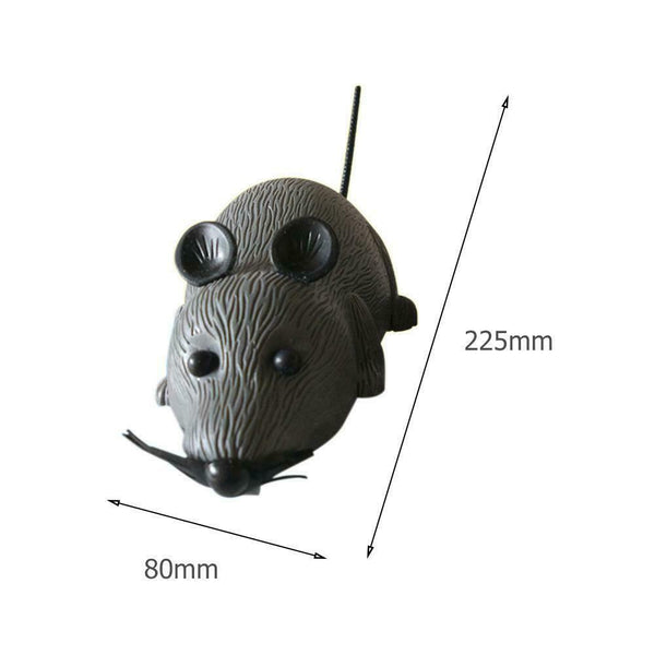 Pull Mini Simulation Cartoon Mouse Lifelike Rat Cat Toys Funny Trick Toys #gib