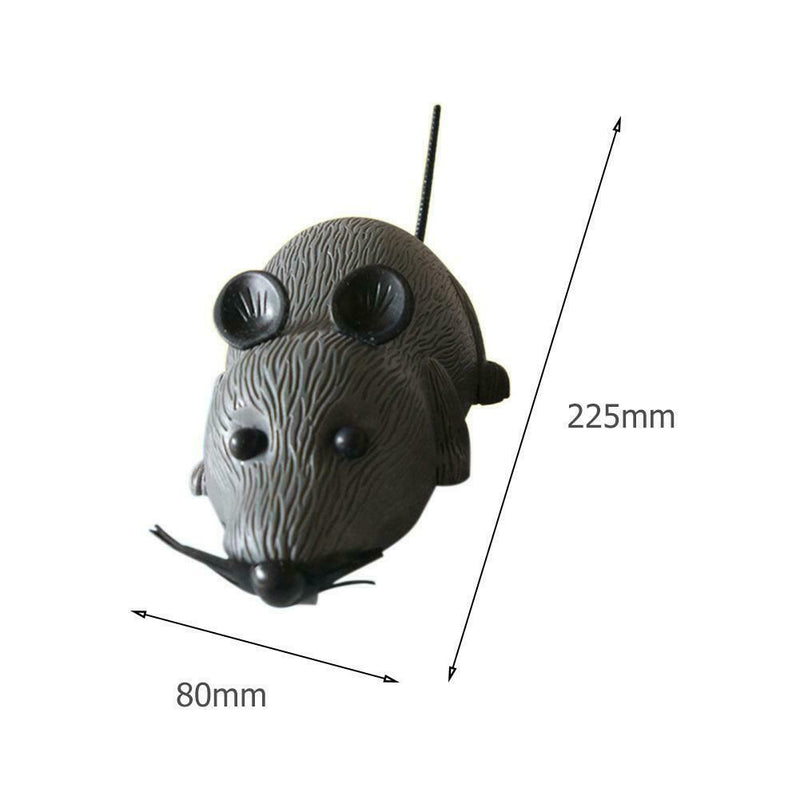 Pull Mini Simulation Cartoon Mouse Lifelike Rat Cat Toys Funny Trick Toys