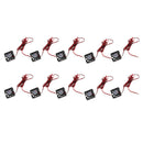 10pcs Cooler PC Case Fan 4cm 24V Cooler Ultra Quiet DC Brushless Cooling Fan