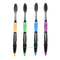 4Pcs Bamboo Charcoal Toothbrush Oral Dental Care Soft Nano Bristle Teeth Brush