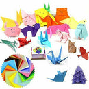 Origami Paper 50 Vivid Colors Double-Sided 200 Sheets Premium Quality 15cmx