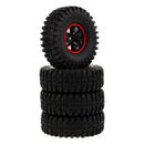 115mm Rubber Tire 1.9" Rim for 1/10 RC4WD D90 TF2 RC Crawler Off-Road Buggy