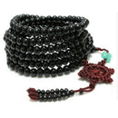 Tibetan Style 216pcs 41.7 Inch Beads Buddha Mala Buddhist Bracelet Necklace P9X6