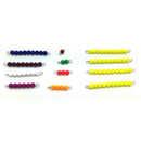 Montessori Maths Material 1-100 Numbers Count 1-10 Beads Bars Preschool Toys