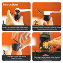 Refillable CAPsules Pods Reusable NesprESSo Coffee CAPsule Filters Set Comp