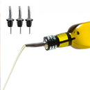 3x Stainless Liquor Spirit Pourer Free Flow Wine Bottle Pour Spout Stopper Po.AU