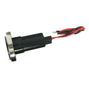 Black Boat Stern Navigation Light Plug-in Base 2-Prong Pole Light Mounting Base