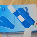 100pcs Waterproof Band Aid Blue Metal Detectable Bandage For Wounds