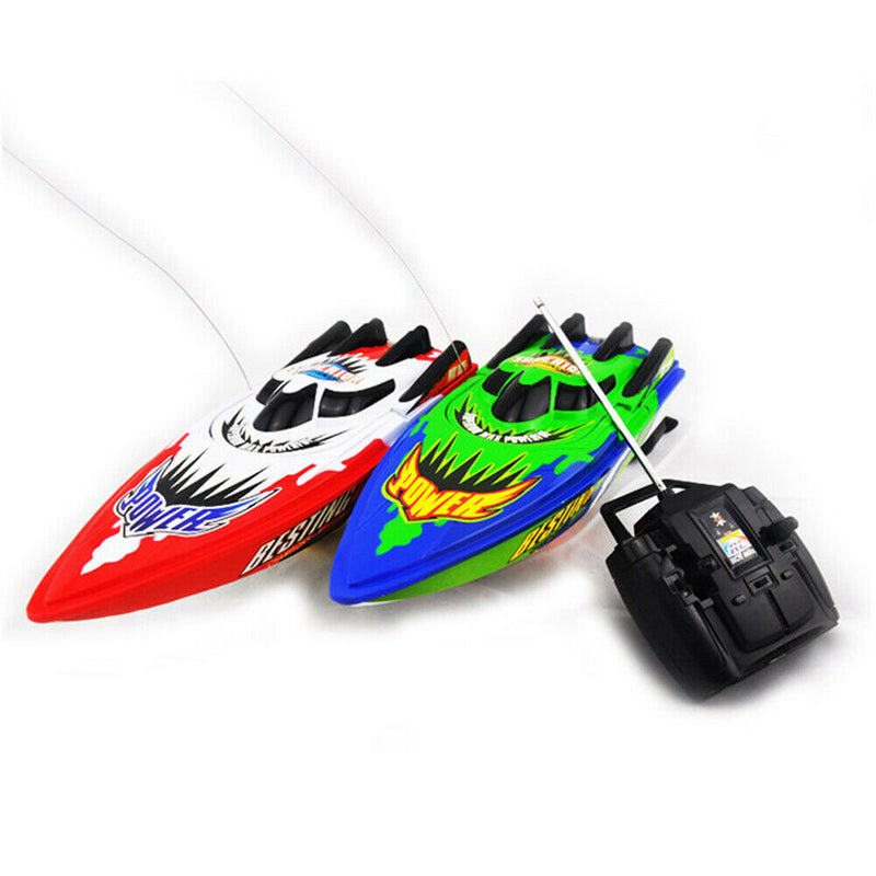 30m Control Rechargeable Fast Speed Remote Control Yacht 2 Motors Speedboat Boat