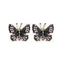 Small Fresh Sweet Butterfly Earrings Left And Right Wings Earrings X7A4