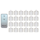 24x Candles LED Flameless Flickering Party With Remote Control Warm White