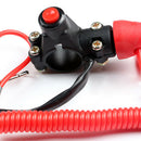 Motorcycle Universal Safety Outboard Emergency ATV Stop On Off Lanyard Switch