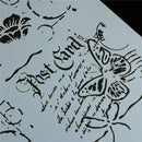 Butterfly Layering Stencils For Walls Painting Scrapbooking Stamp Album Decor JR