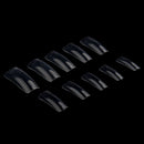 500pcs false nail tips acrylic pieces transparent color French style