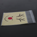 5X(Elk Self Adhesive Christmas Cookie Cellophane Gift Treat Candy Bags Pac U3N4)