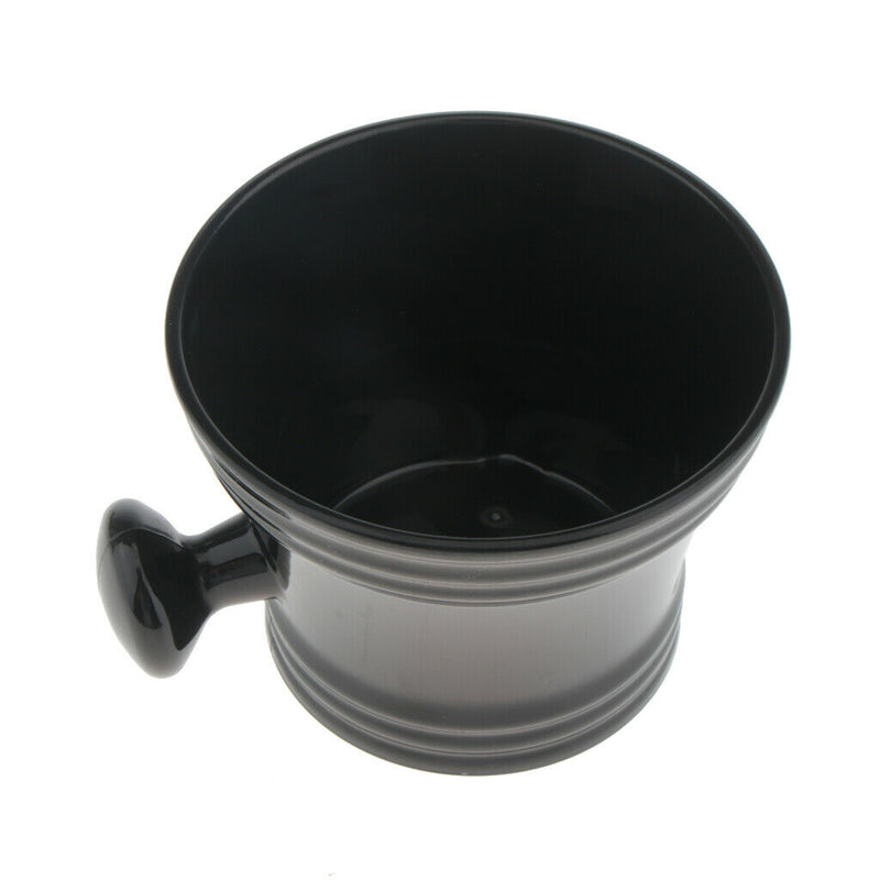 Black Shaving Bowl Cup with Handle